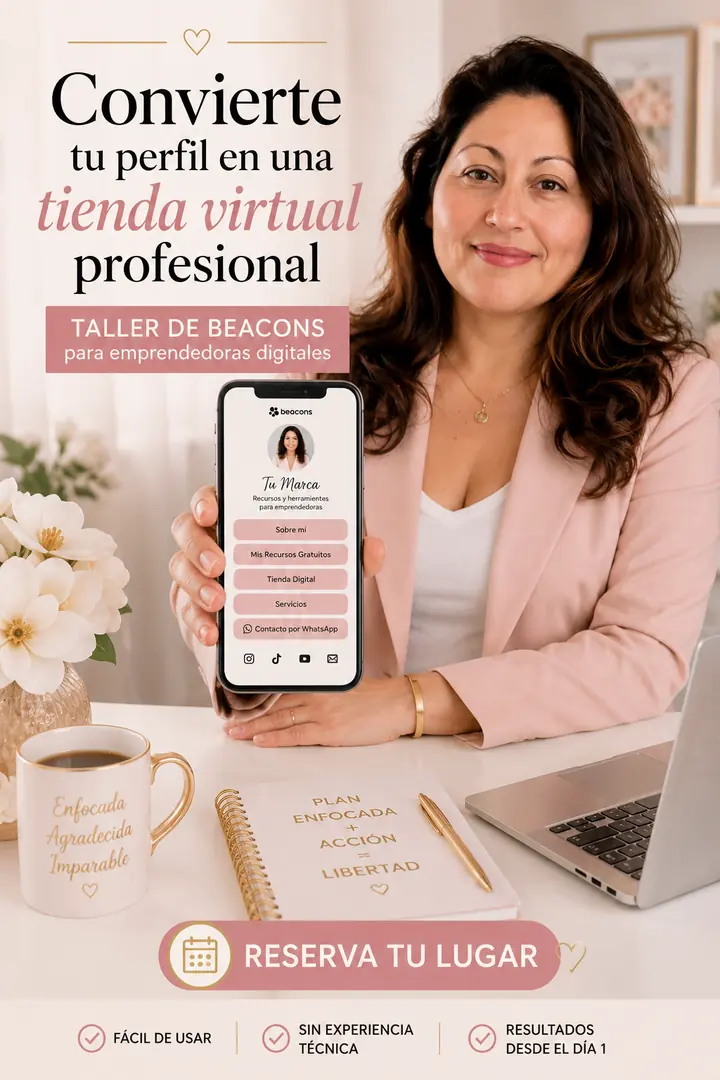 Anuncio creado para un taller de Beacons dirigido a emprendedoras digitales